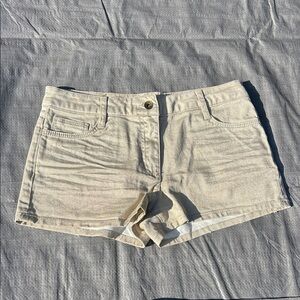 Sandro Women's Cream Jean Shorts